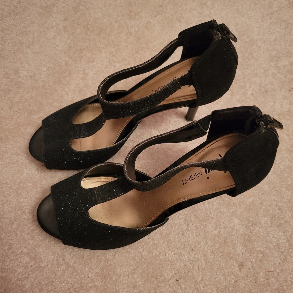 Black high heels